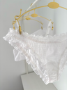 White Ruffled Panties