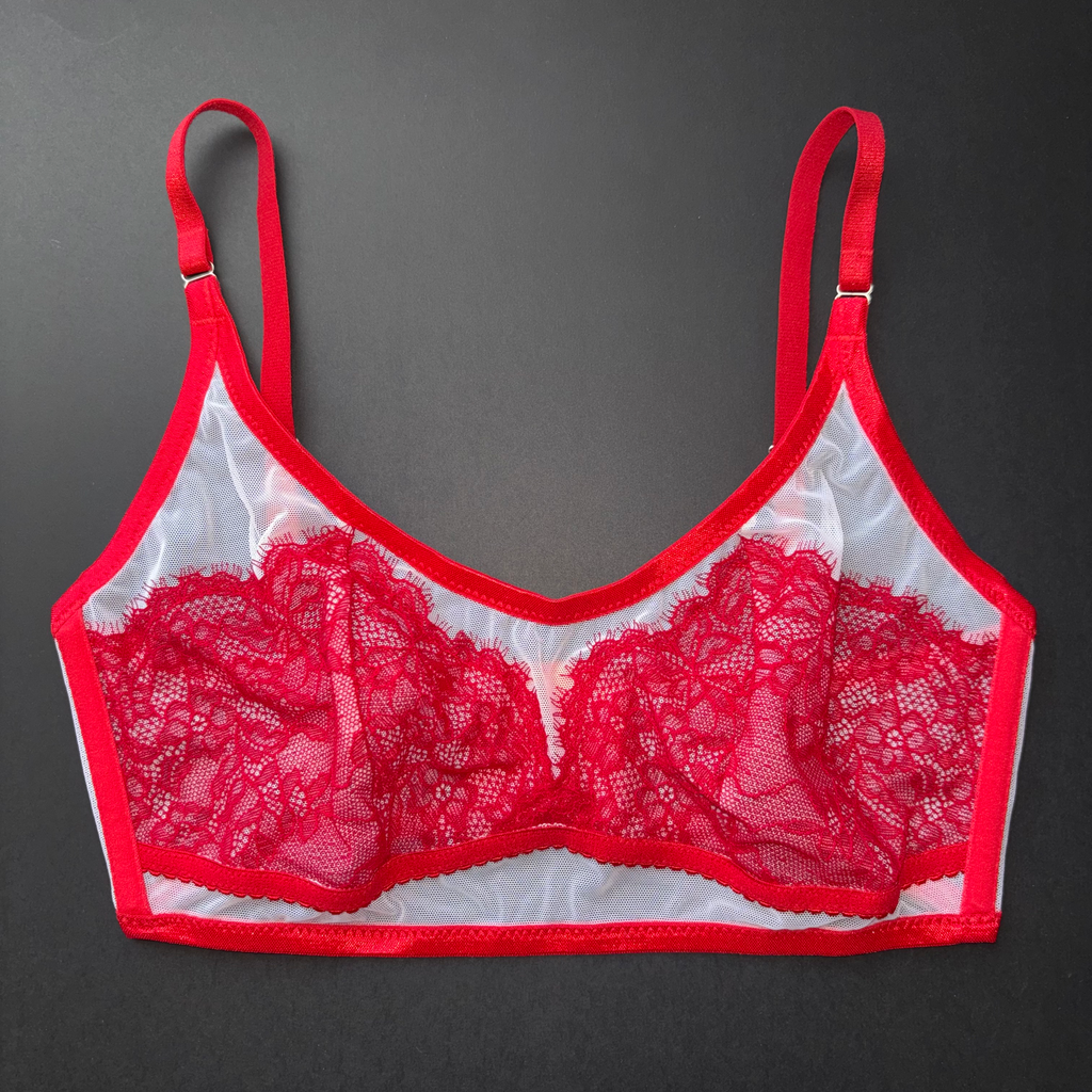 Red Lace Top