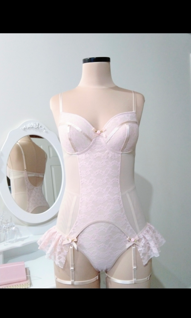 Vintage Pink Basque